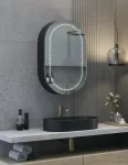  Szafka łazienkowa z lustrem LED Gitega