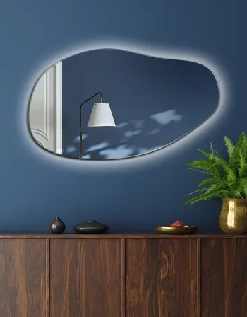  Lustro łazienkowe Simple Lago LED z oświetleniem LED