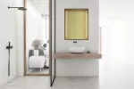 Lustro łazienkowe LED w ramie aluminiowej - Alupoint