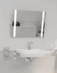 Lustro łazienkowe Med Panorama ST LED z oświetleniem LED