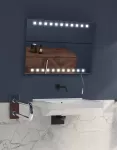 Lustro łazienkowe Med Quadron LED z oświetleniem LED