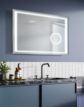  Lustro łazienkowe Window Zoom LED z oświetleniem LED 