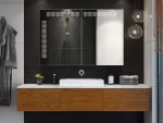 Szafka łazienkowa z lustrem LED LARISA MULTI